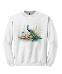 Pre-printed-Sweatshirt - Peacock