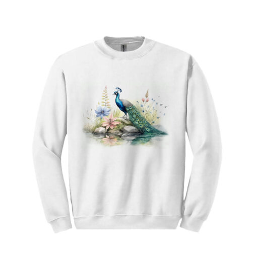 Pre-printed-Sweatshirt - Peacock